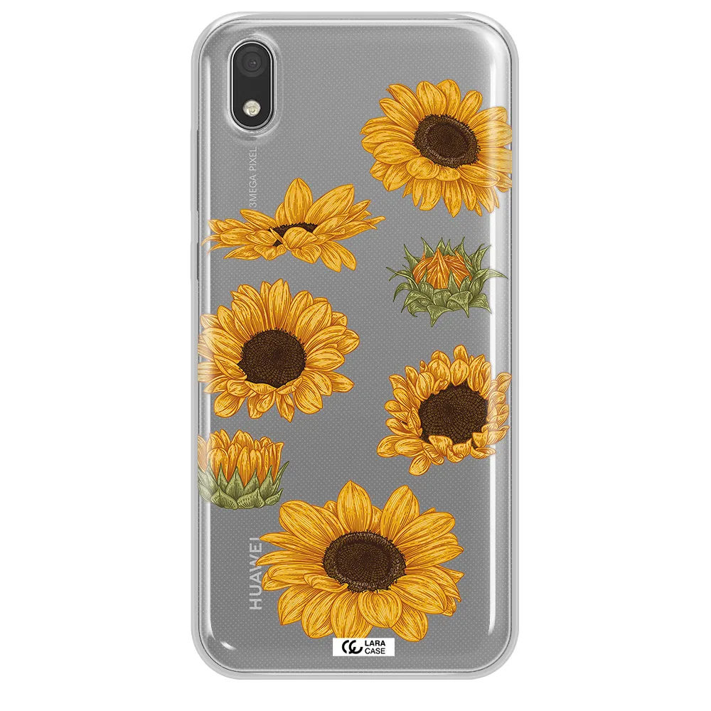 Sunflower Huawei Honor 8S Clear TPU Case