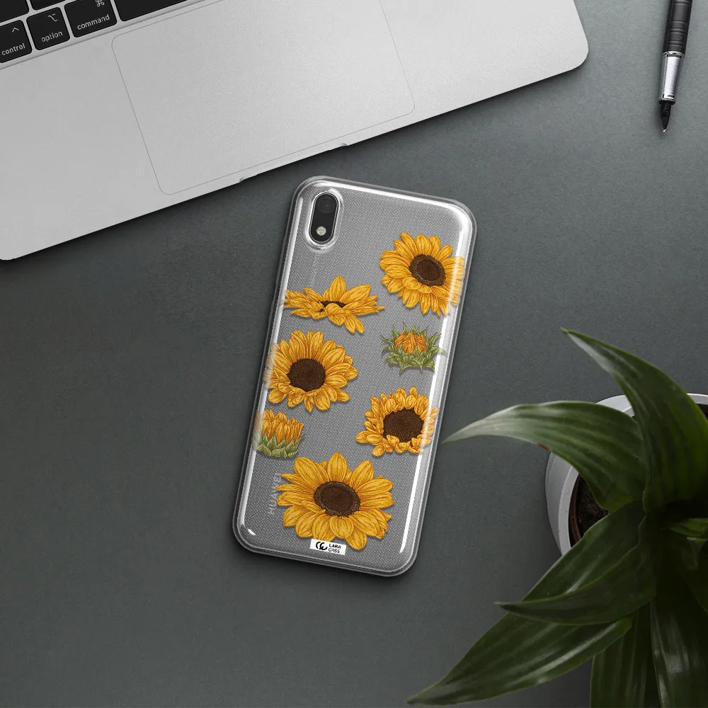 Sunflower Huawei Honor 8S Clear TPU Case