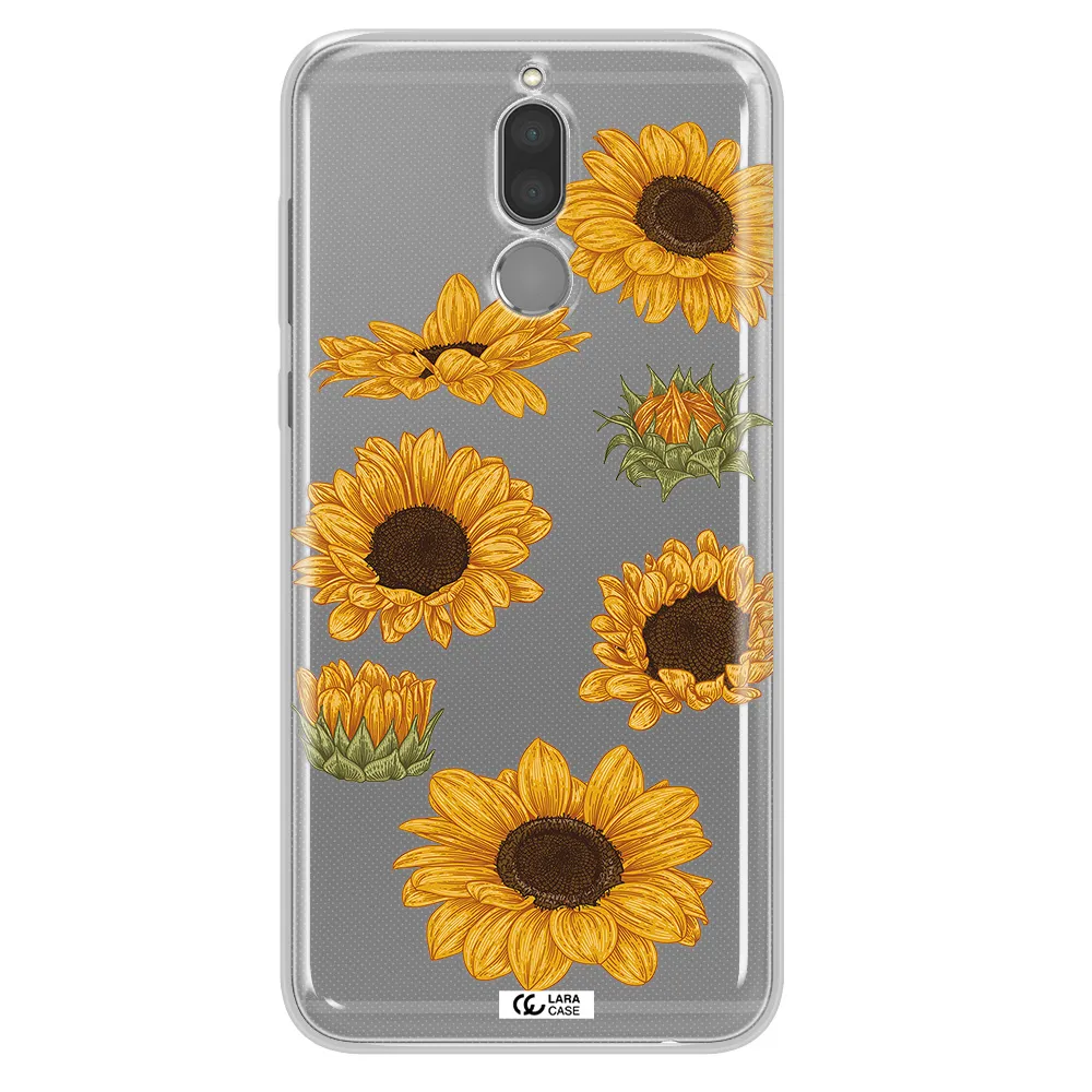 Sunflower Huawei Mate 10 Lite Clear TPU Case
