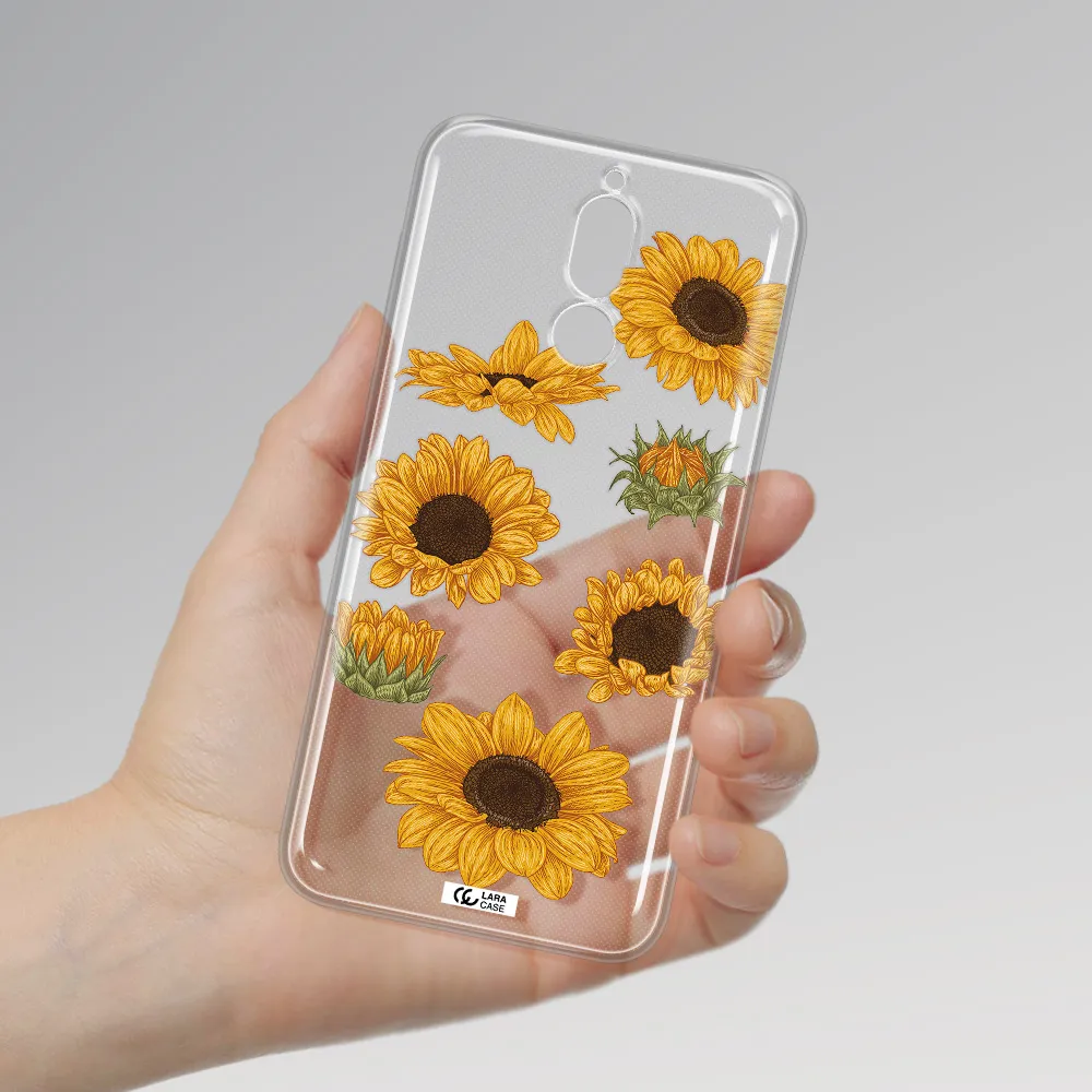 Sunflower Huawei Mate 10 Lite Clear TPU Case