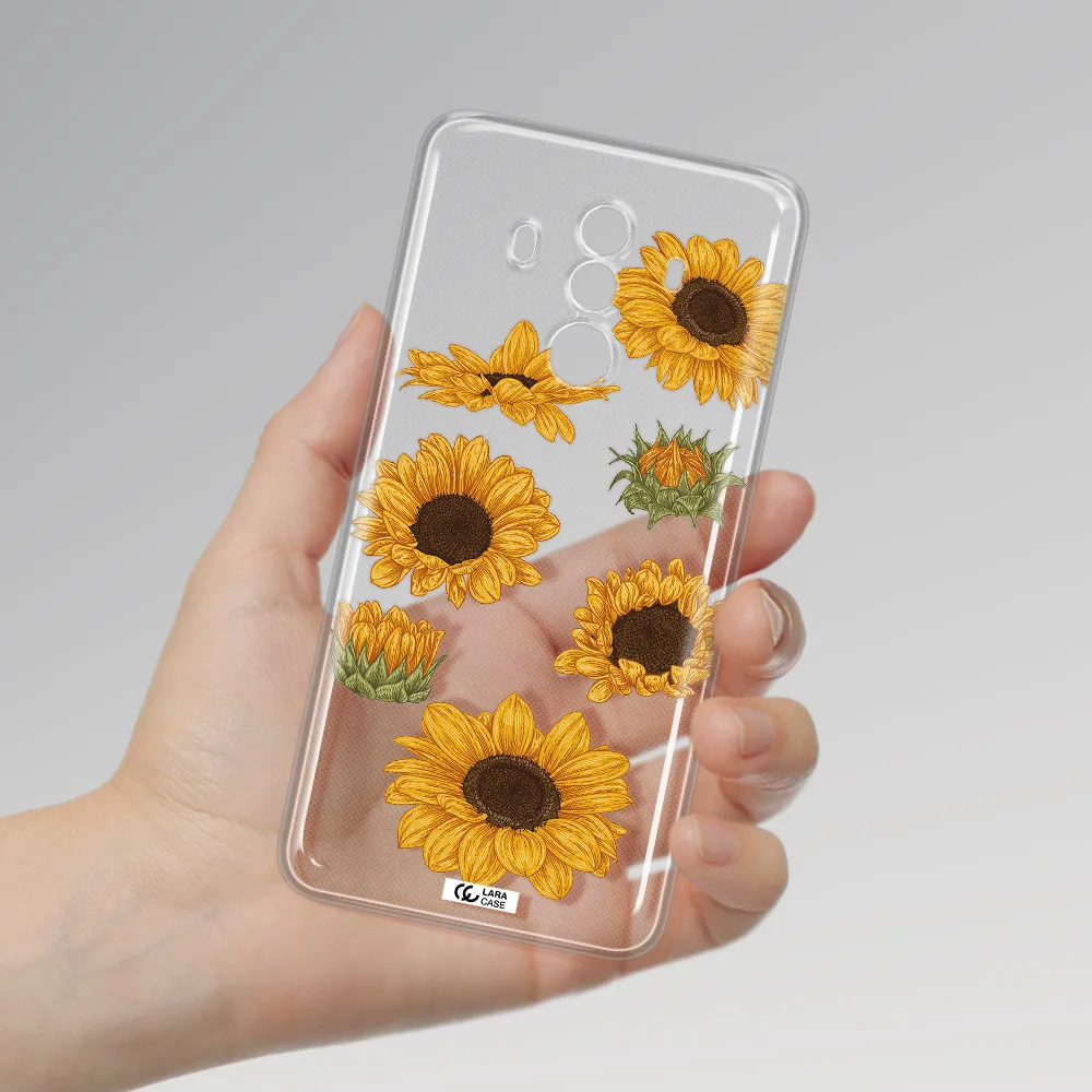 Sunflower Huawei Mate 10 Pro Clear TPU Case