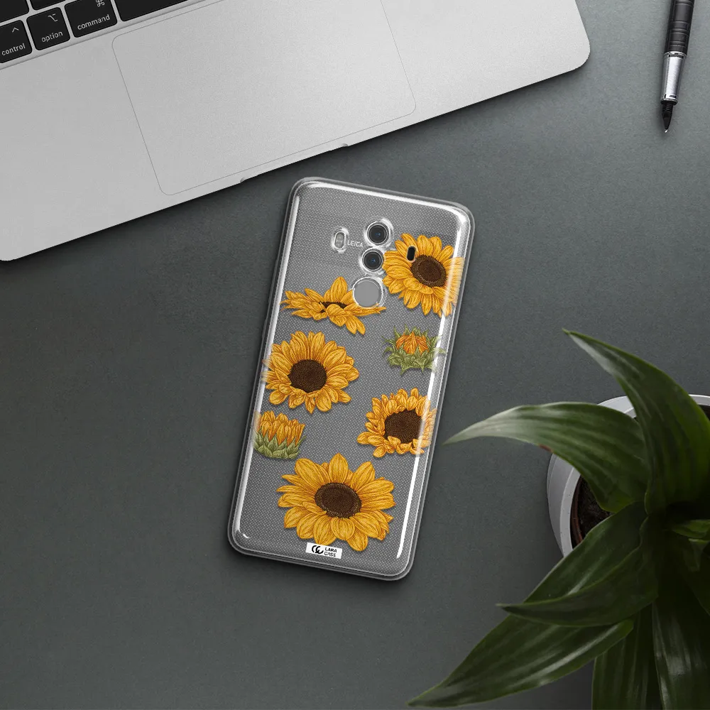 Sunflower Huawei Mate 10 Pro Clear TPU Case