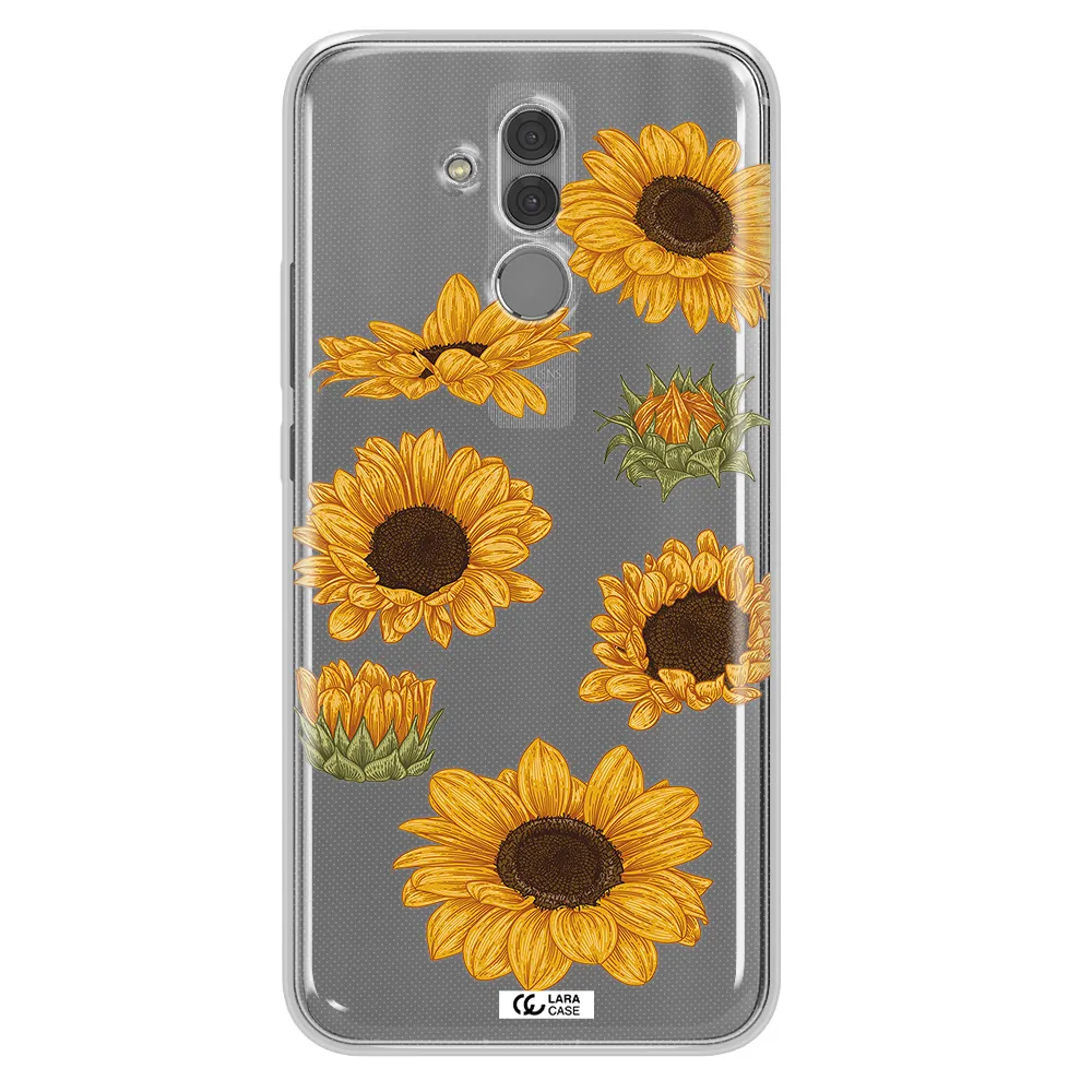Sunflower Huawei Mate 20 Lite Clear TPU Case