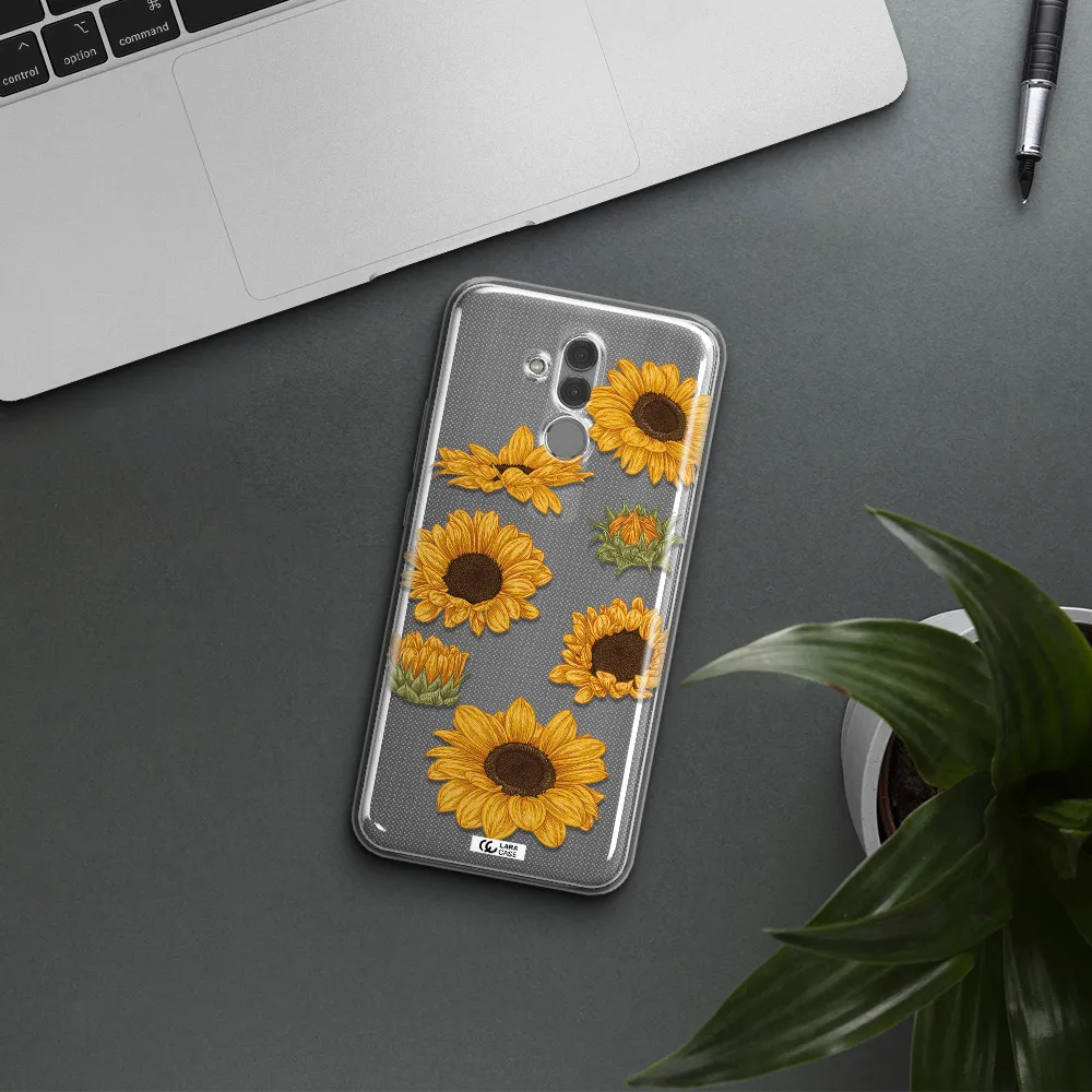 Sunflower Huawei Mate 20 Lite Clear TPU Case