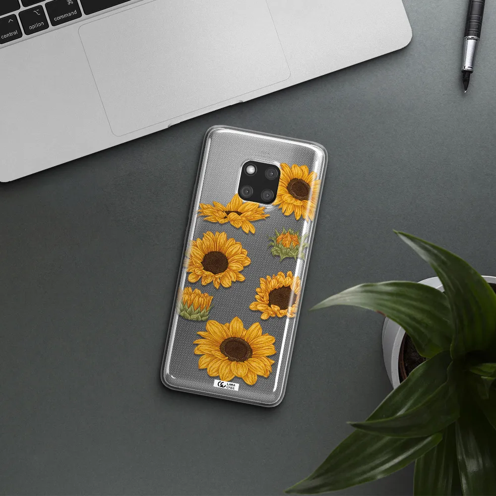 Sunflower Huawei Mate 20 Pro Clear TPU Case