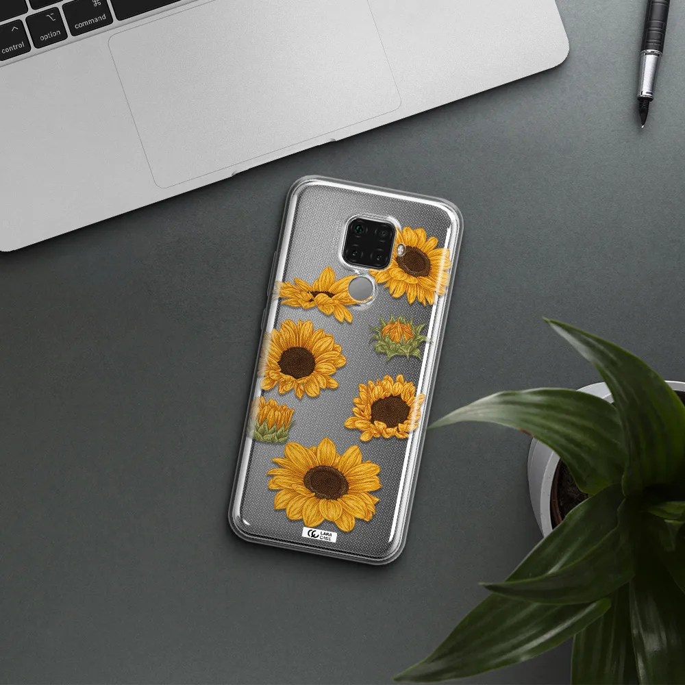 Sunflower Huawei Mate 30 Lite Clear TPU Case