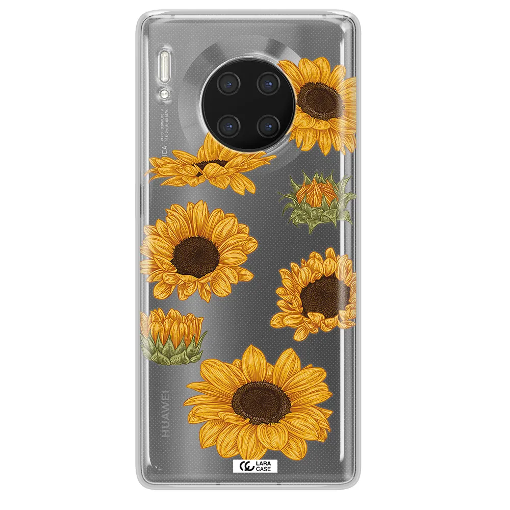 Sunflower Huawei Mate 30 Pro Clear TPU Case