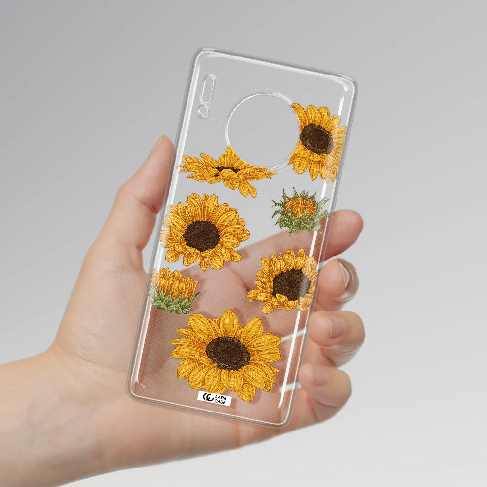 Sunflower Huawei Mate 30 Pro Clear TPU Case