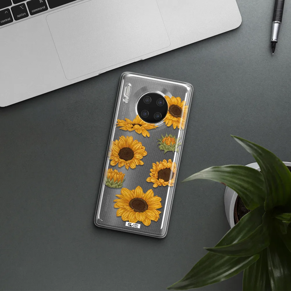 Sunflower Huawei Mate 30 Pro Clear TPU Case