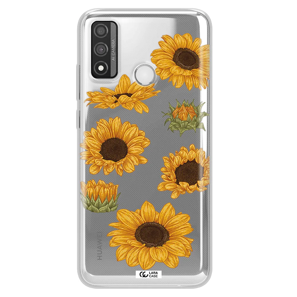 Sunflower Huawei P Smart 2020 Clear TPU Case