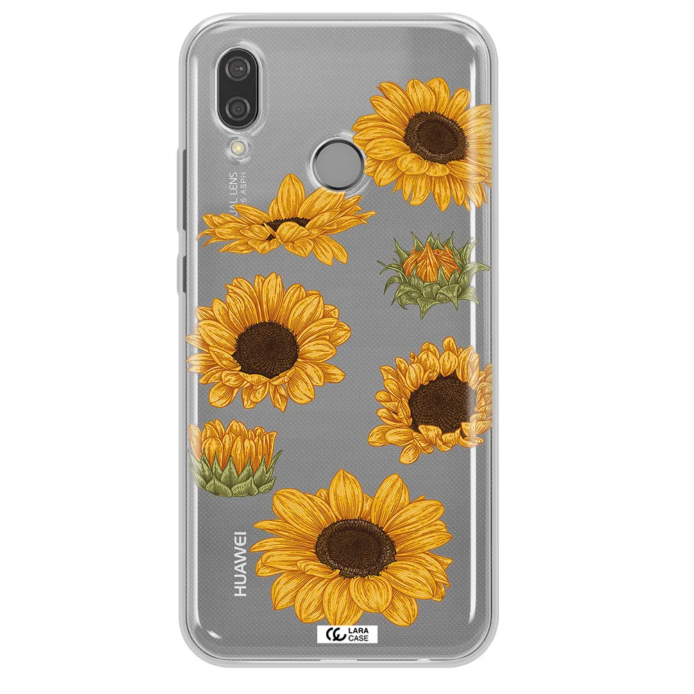 Sunflower Huawei P20 Lite Clear TPU Case