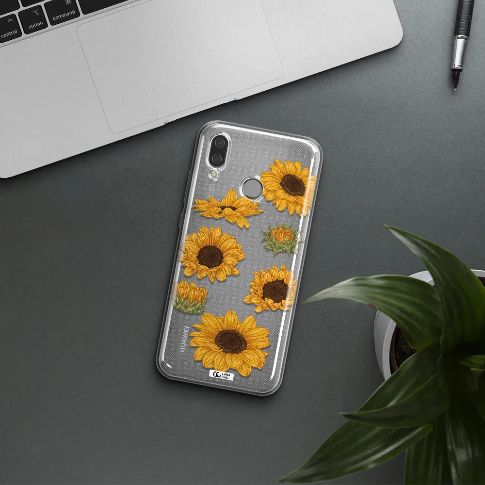 Sunflower Huawei P20 Lite Clear TPU Case