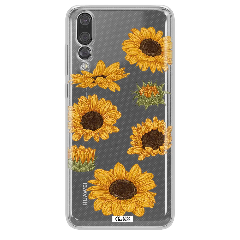 Sunflower Huawei P20 Pro Clear TPU Case