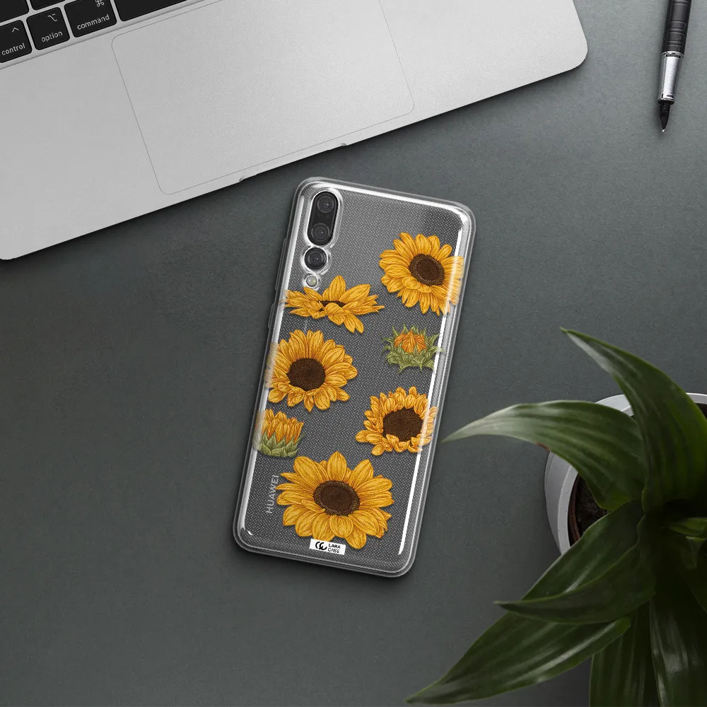 Sunflower Huawei P20 Pro Clear TPU Case