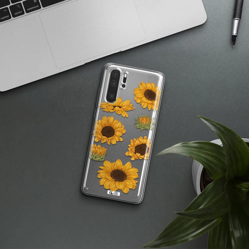 Sunflower Huawei P30 Pro Clear TPU Case