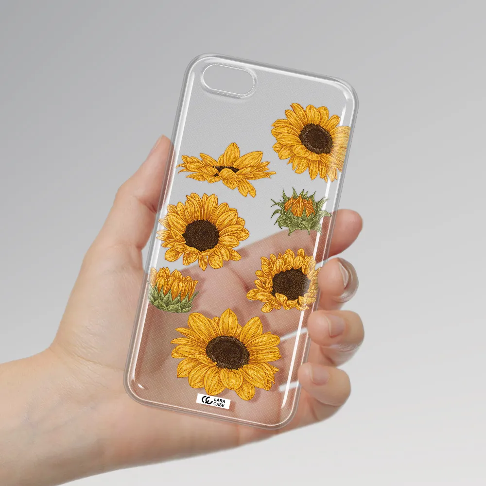 Sunflower Huawei Y5 2018 Clear TPU Case