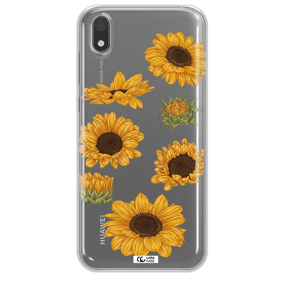 Sunflower Huawei Y5 2019 Clear TPU Case