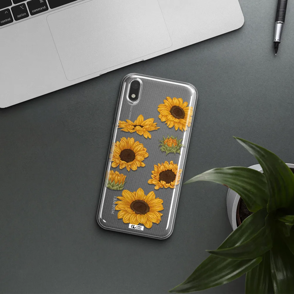 Sunflower Huawei Y5 2019 Clear TPU Case