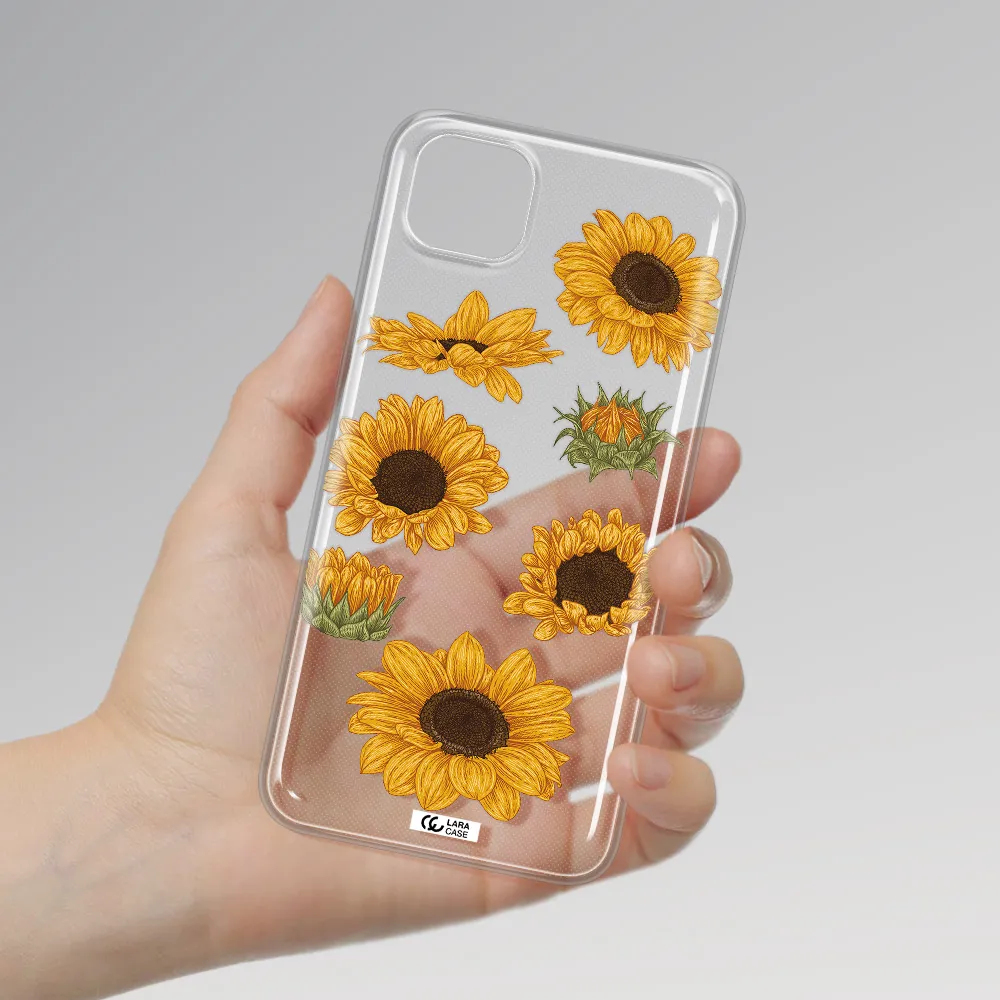 Sunflower Huawei Y5P Clear TPU Case