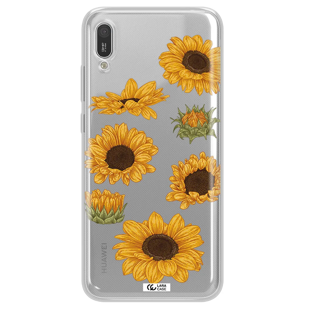 Sunflower Huawei Y6 Pro 2019 Clear TPU Case