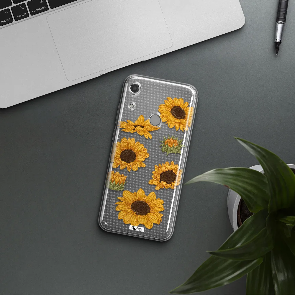 Sunflower Huawei Y6S Clear TPU Case