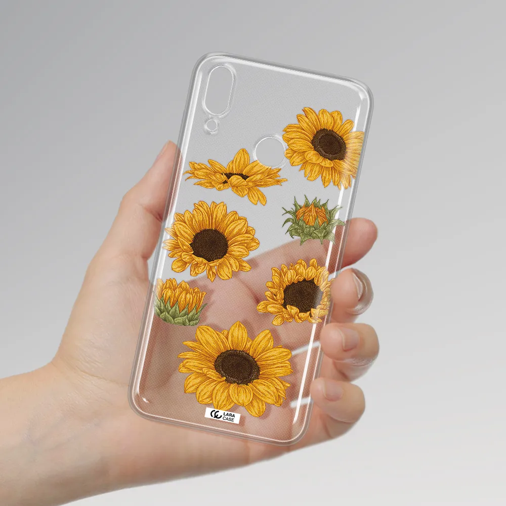 Sunflower Huawei Y9 2019 Clear TPU Case