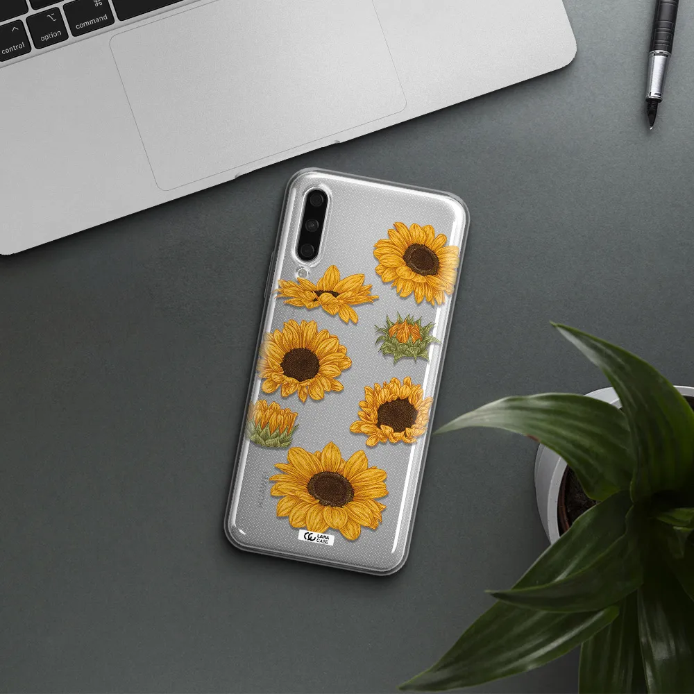 Sunflower Huawei Y9S Clear Tpu Case