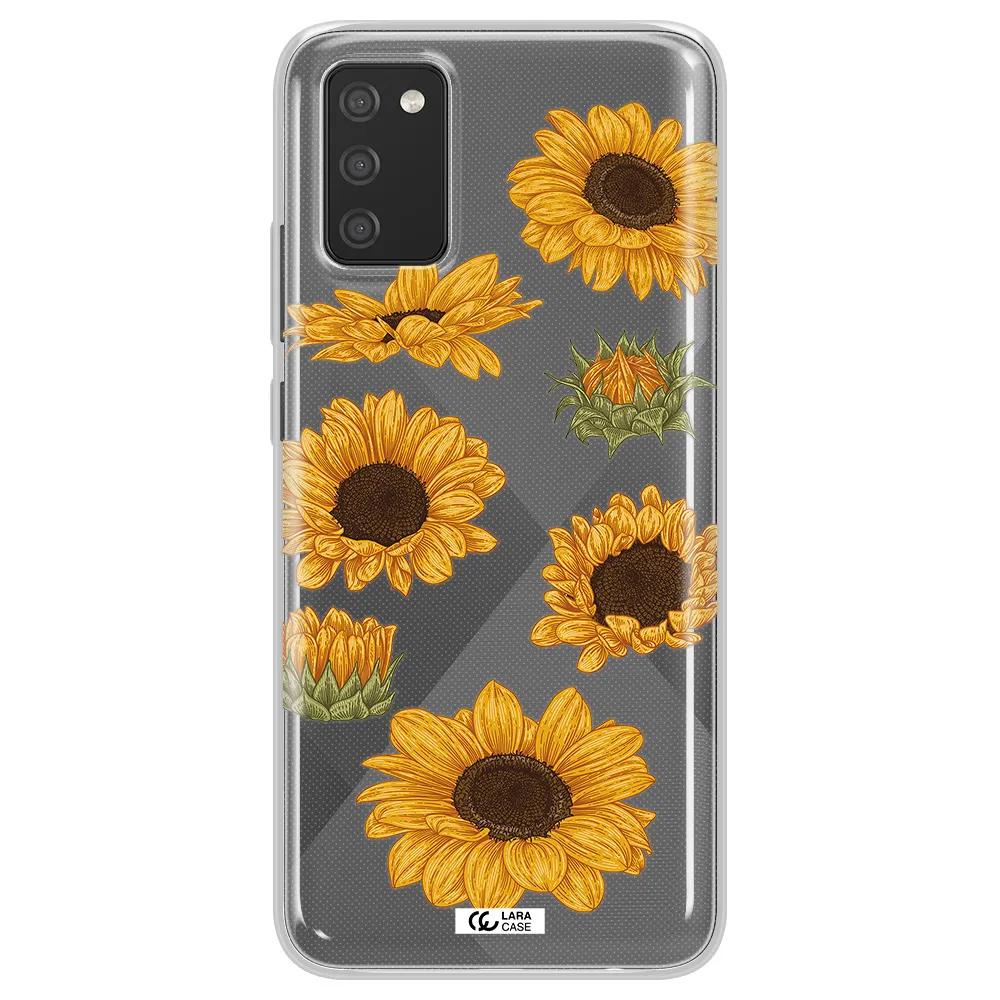 Sunflower Samsung A02S Clear TPU Case