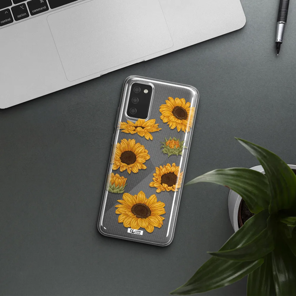 Sunflower Samsung A02S Clear TPU Case