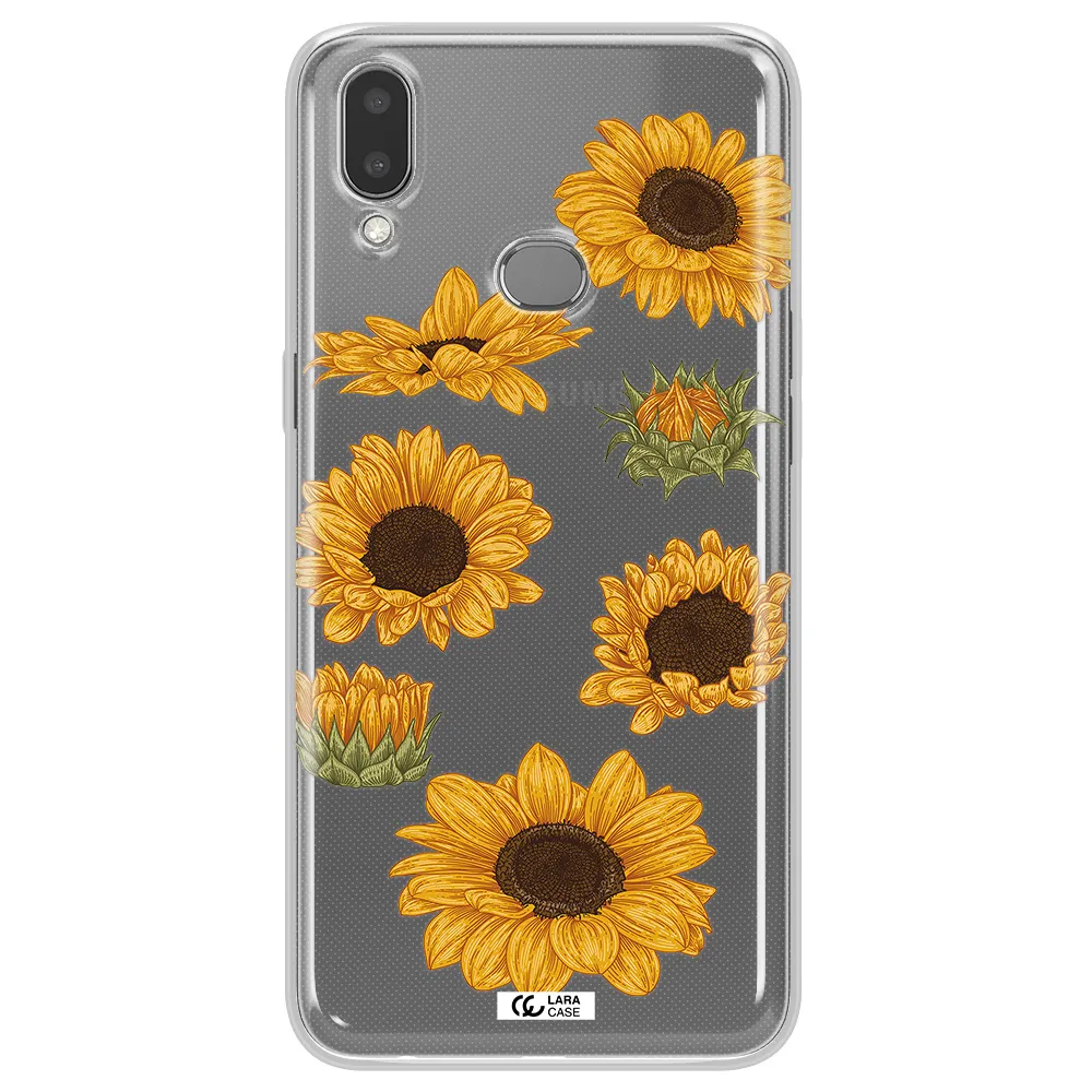 Sunflower Samsung A10S Clear TPU Case