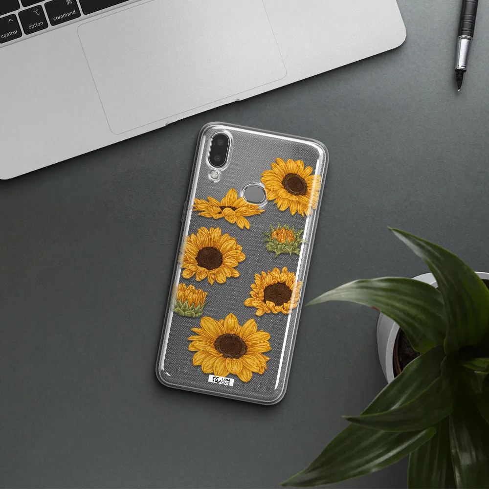 Sunflower Samsung A10S Clear TPU Case