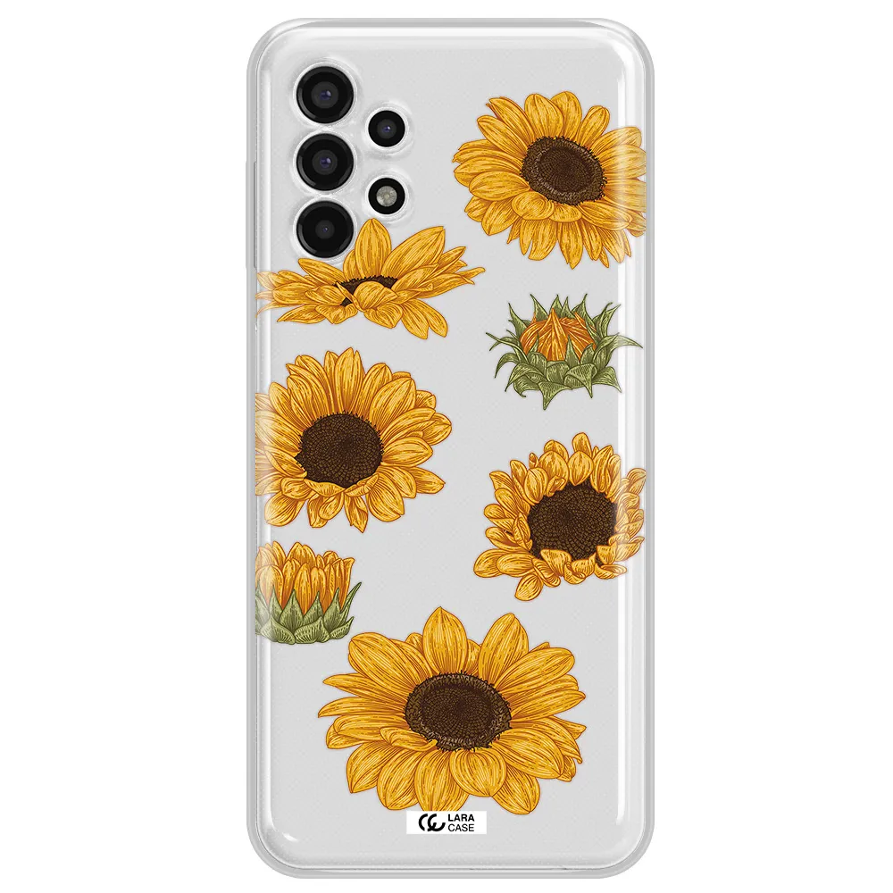 Sunflower Samsung A13 4g Clear TPU Case