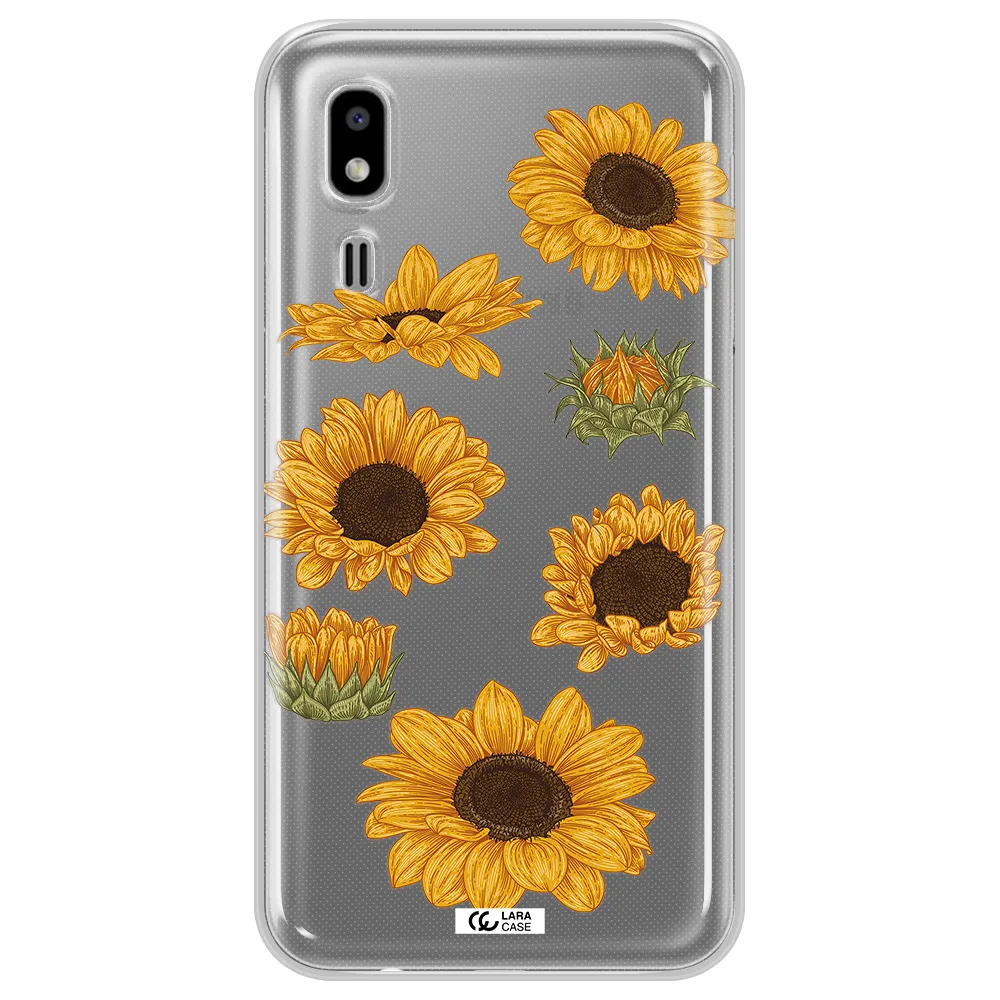 Sunflower Samsung A2 Core Clear TPU Case