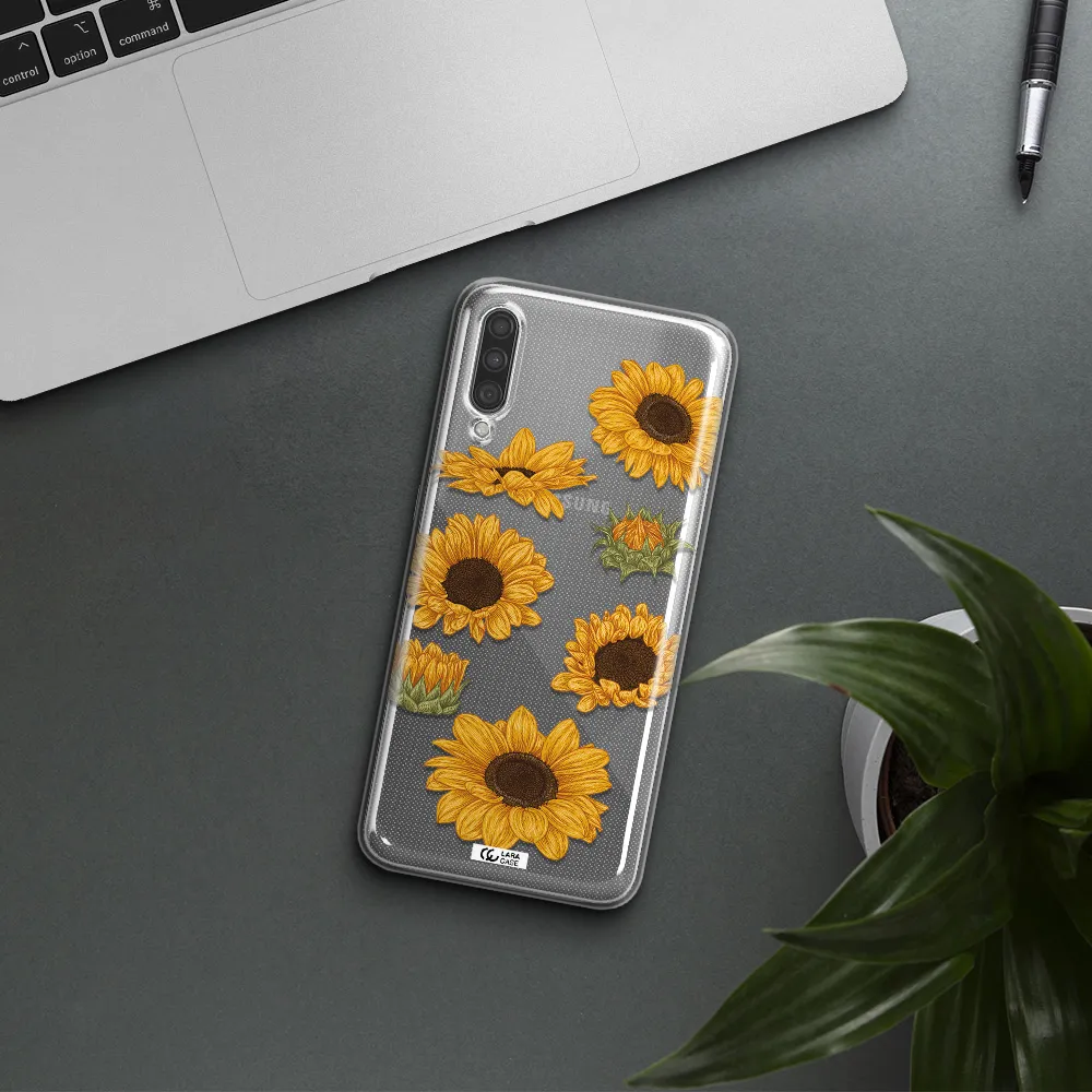 Sunflower Samsung A30S Clear TPU Case