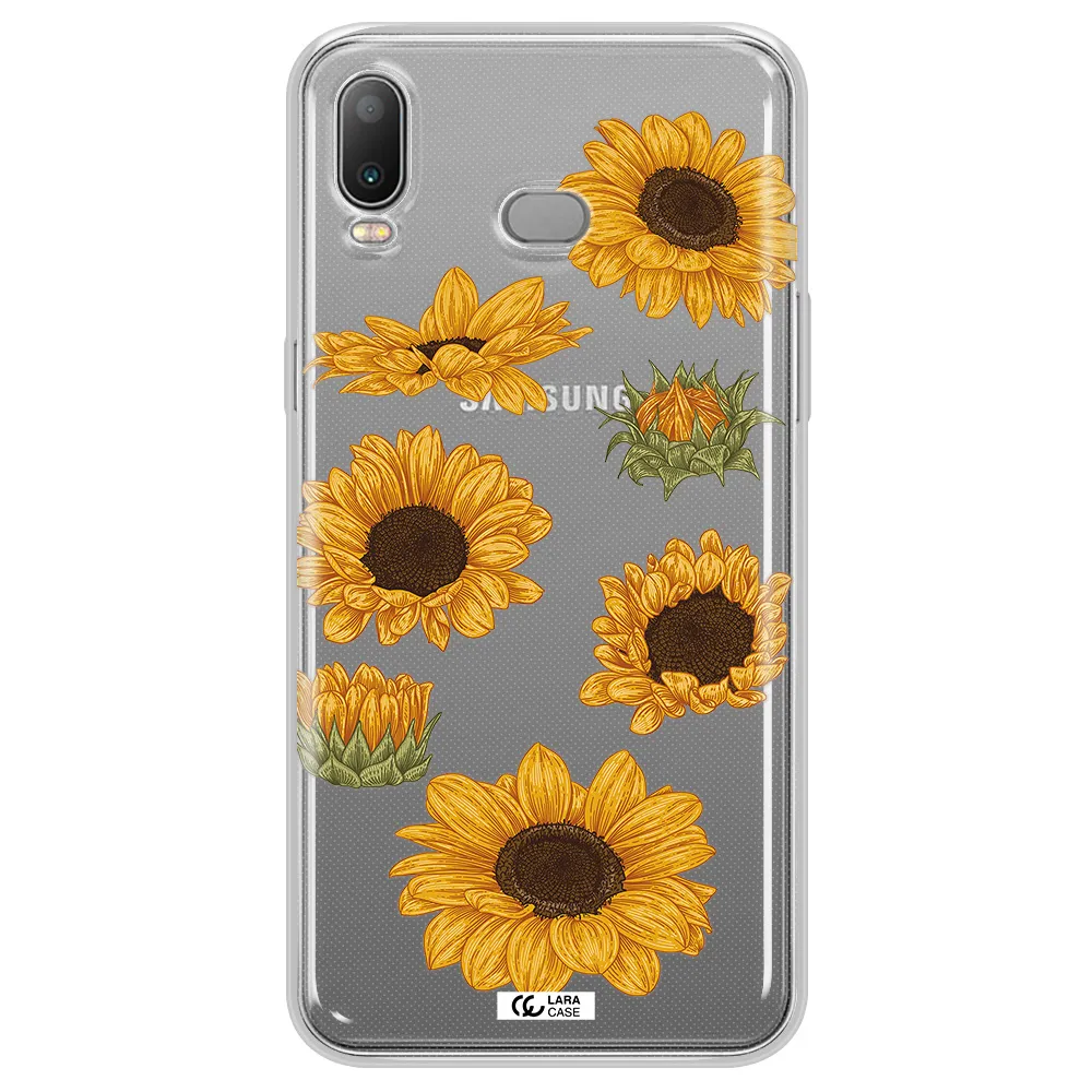 Sunflower Samsung A6S Clear TPU Case
