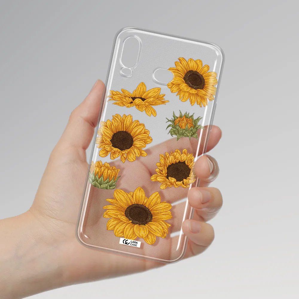 Sunflower Samsung A6S Clear TPU Case
