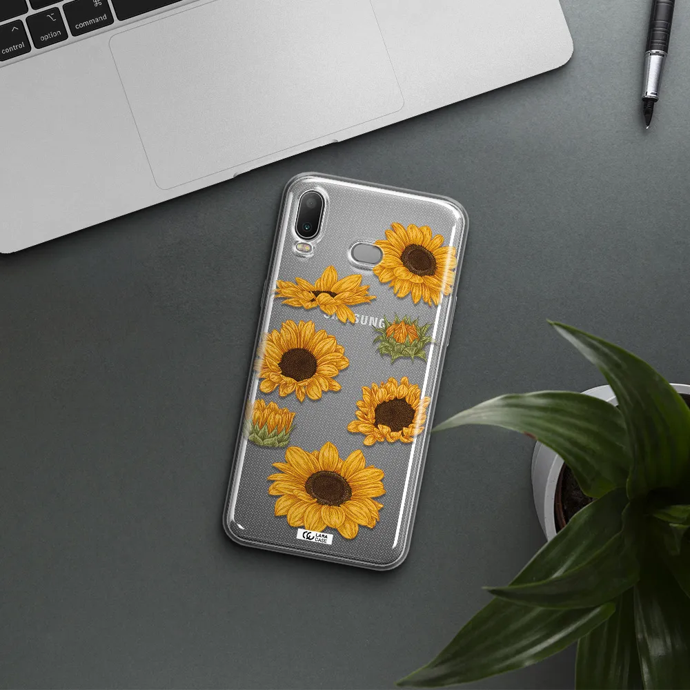 Sunflower Samsung A6S Clear TPU Case