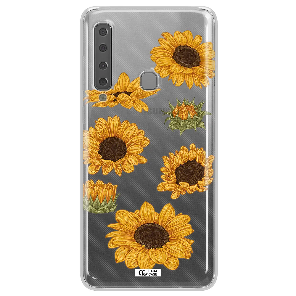 Sunflower Samsung A9 2018 Clear TPU Case