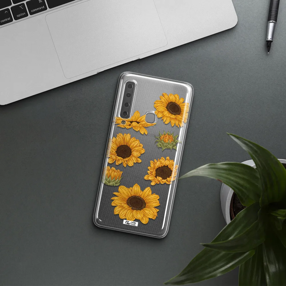 Sunflower Samsung A9 2018 Clear TPU Case