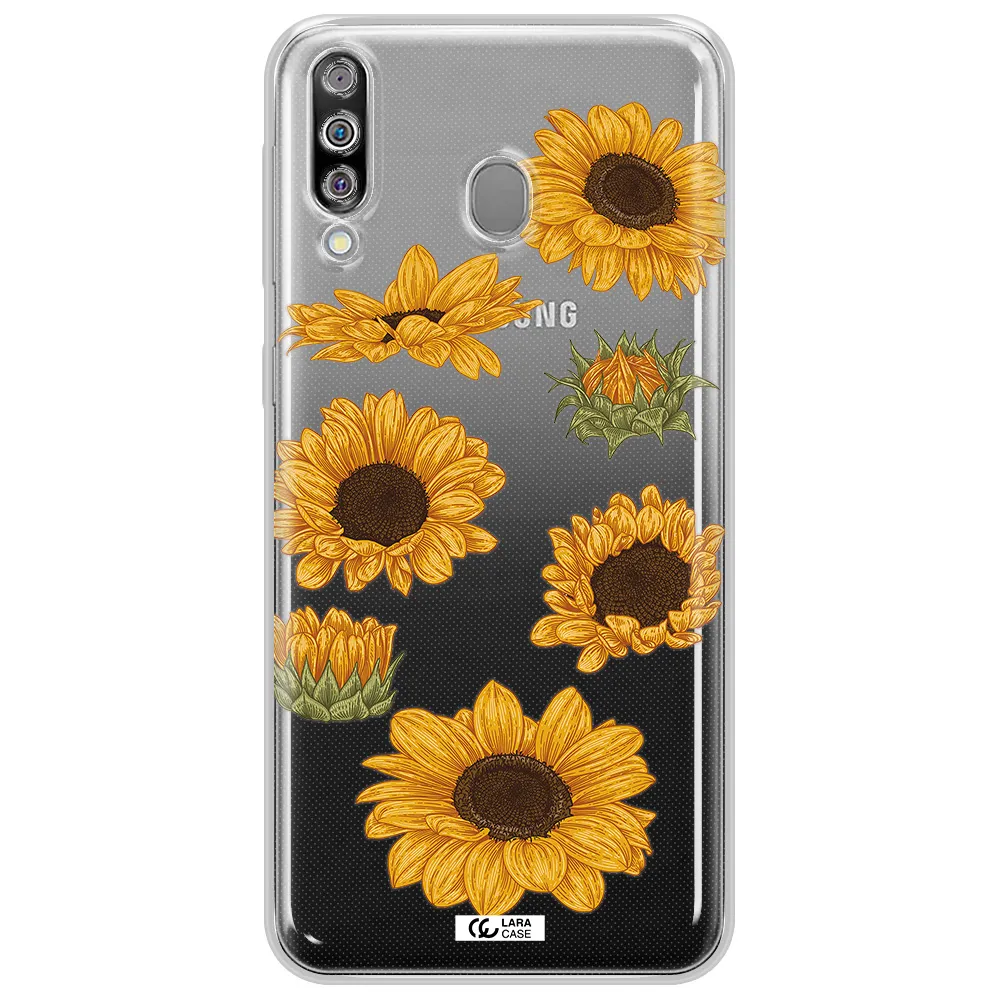 Sunflower Samsung M30 Clear TPU Case