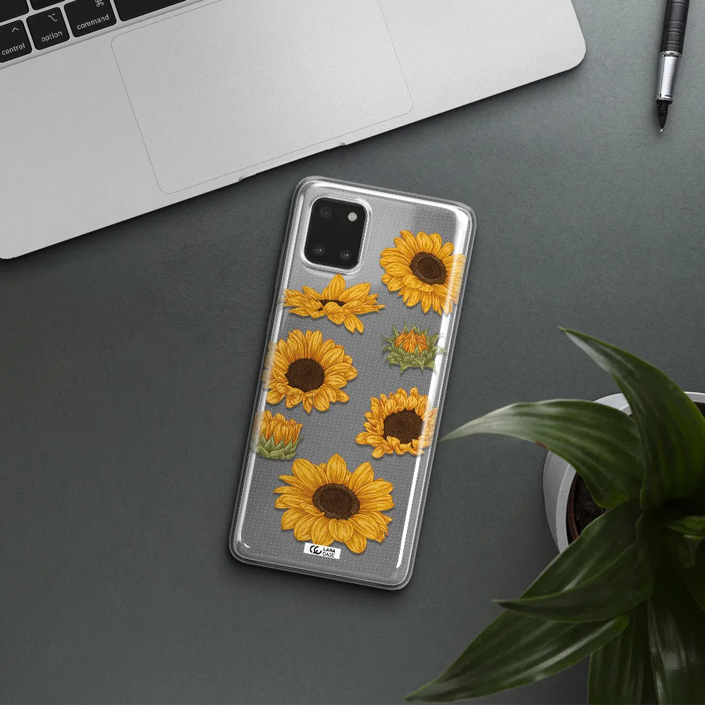 Sunflower Samsung Note 10 Lite Clear TPU Case