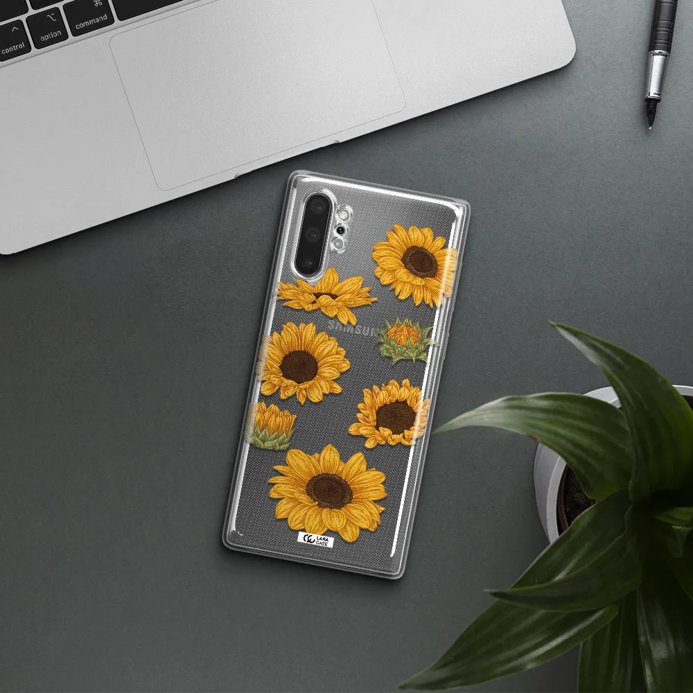 Sunflower Samsung Note 10 Plus Clear TPU Case