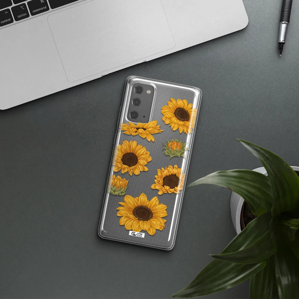 Sunflower Samsung Note 20 Clear TPU Case