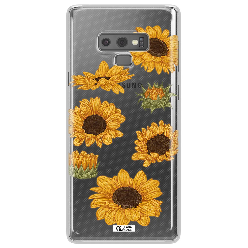 Sunflower Samsung Note 9 Clear TPU Case
