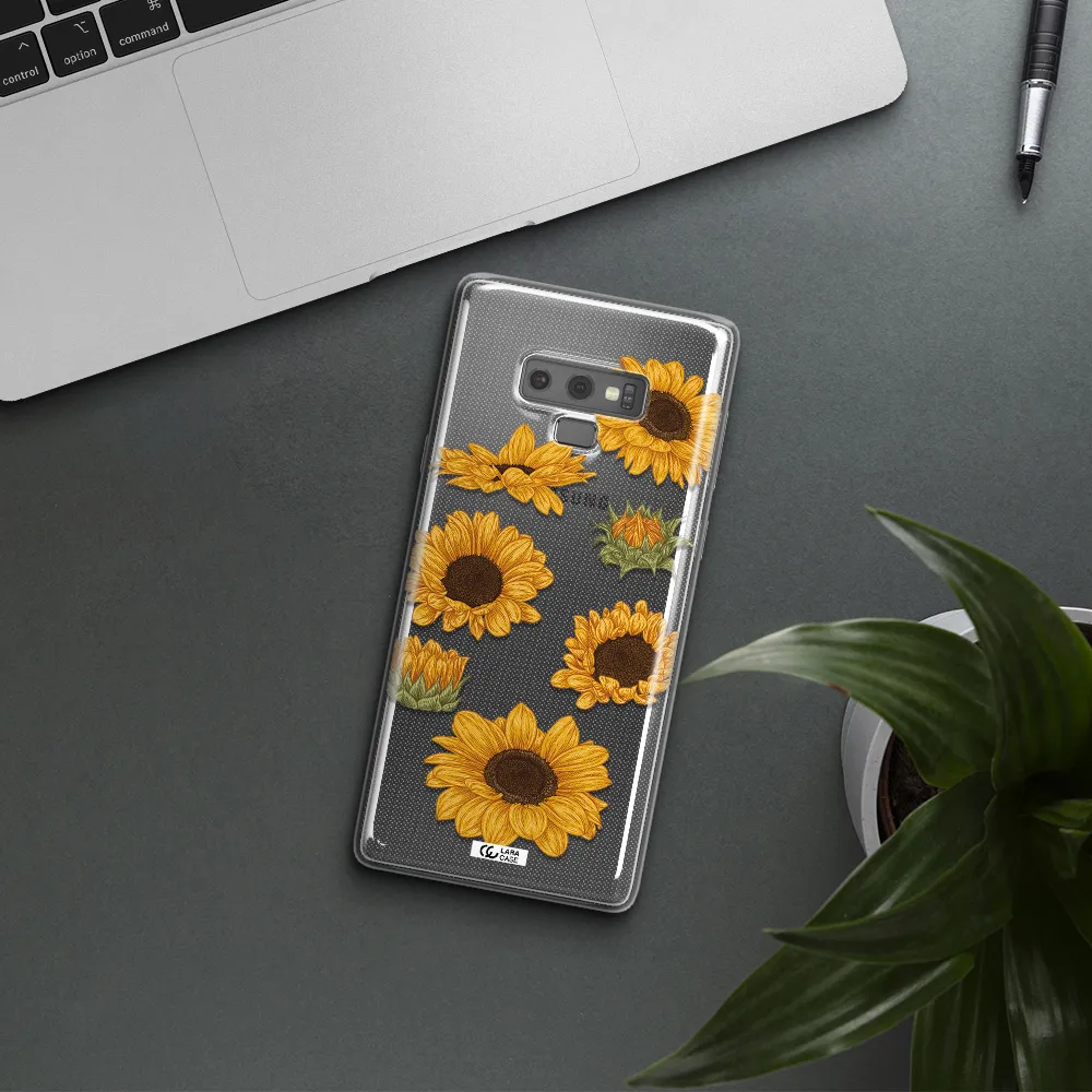 Sunflower Samsung Note 9 Clear TPU Case