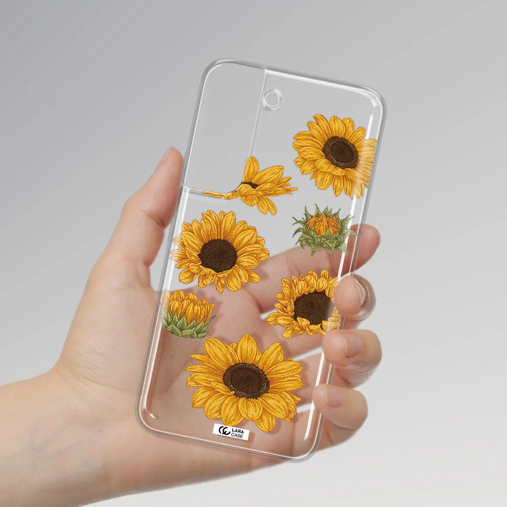 Sunflower Samsung S 22 Clear TPU Case