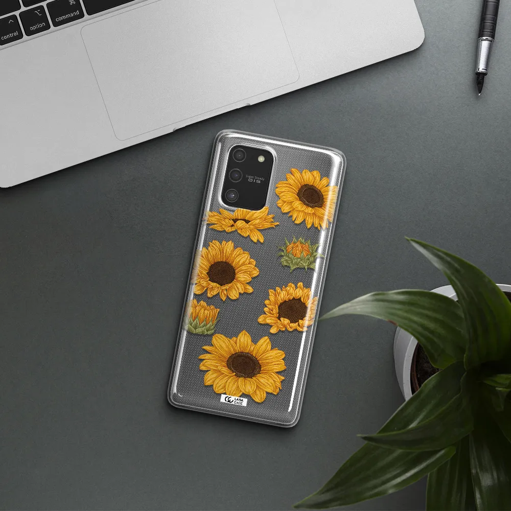 Sunflower Samsung S10 Lite Clear TPU Case