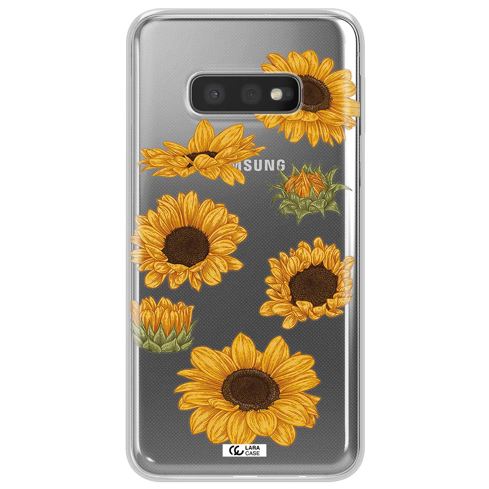 Sunflower Samsung S10e Clear TPU Case