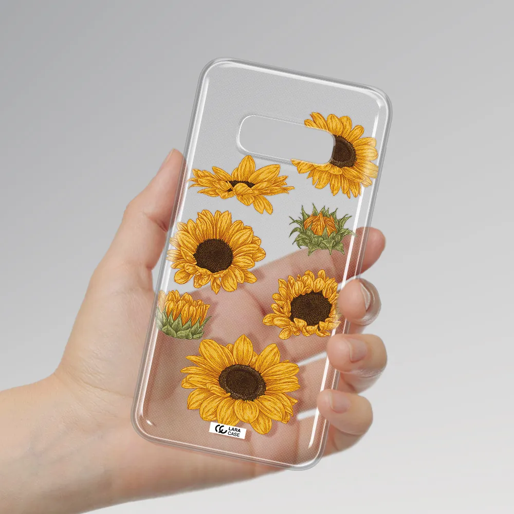 Sunflower Samsung S10e Clear TPU Case