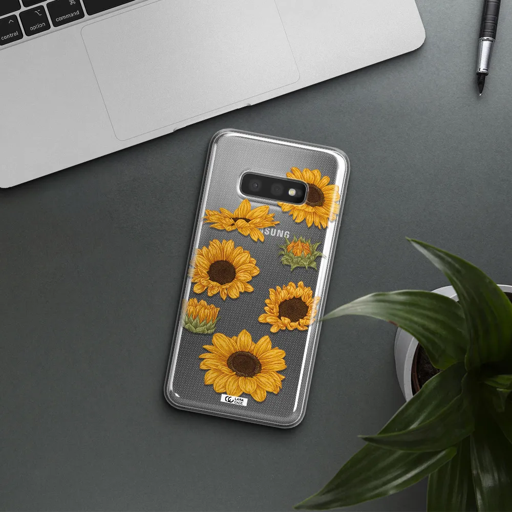 Sunflower Samsung S10e Clear TPU Case